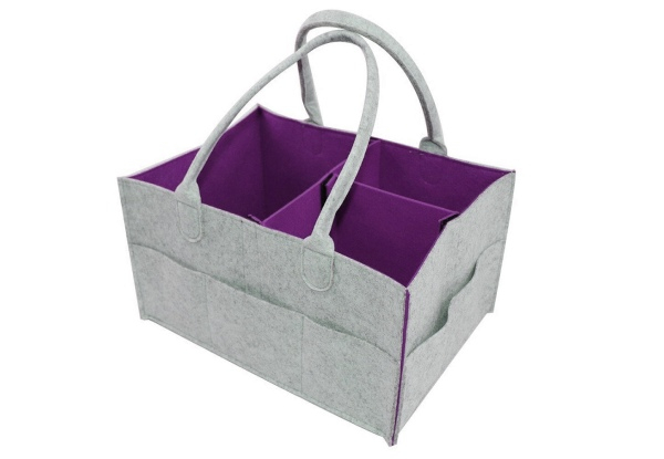 Baby Nappy Caddy Organiser - Five Colours Available