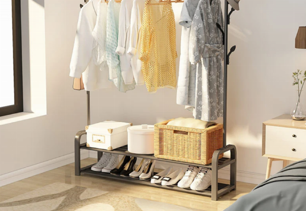 Clothes Hanger Wardrobe Shelf - Two Colours Available