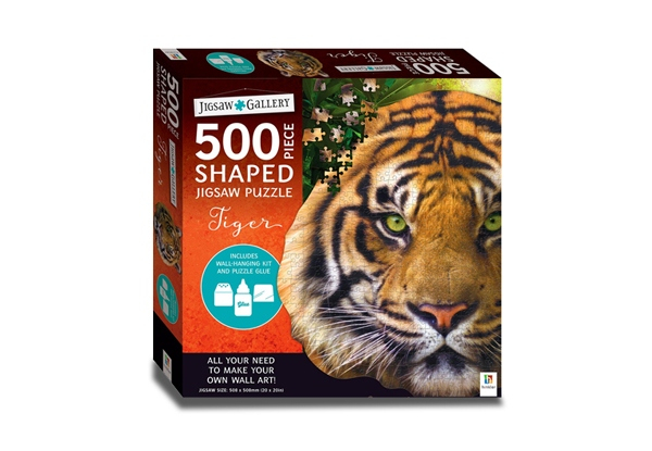500-Piece Hinkler Jigsaw Gallery Tiger Puzzle