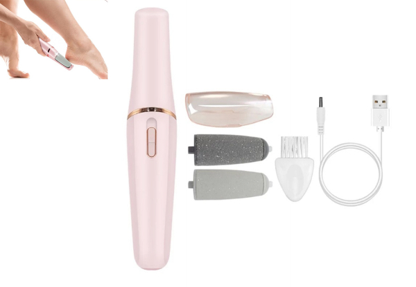 Electric Foot File Tool incl. Two Heads