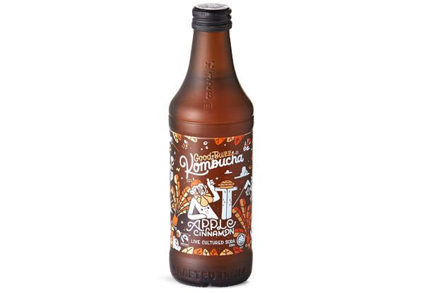 Case of 12 Bottles of Good Buzz Kombucha - Four Options Available