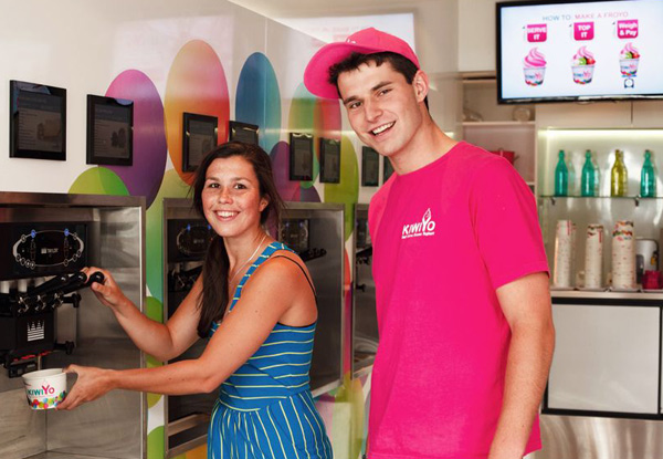 $3 for $6 Worth of KiwiYo Frozen Yoghurt & Toppings