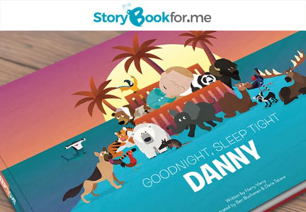 Personalised Children's Storybook, "Can You See Me?" – Option for "Goodnight Sleeptight" or "Wicked Impossible Chase" incl. Nationwide Delivery