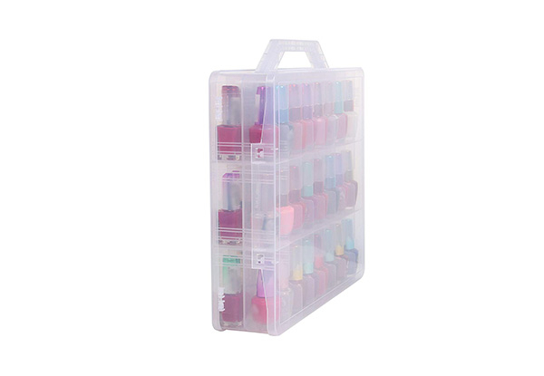 48-Grid Clear Double-Sided Nail Polish Organiser - Option for Two
