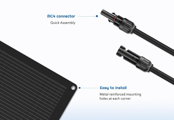 100 Watt Flexible Solar Panel