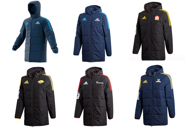 Official Super Rugby Stadium Jacket Range - Six Styles & Seven Sizes Available