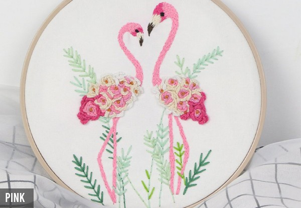 DIY Embroidery Cross Stitch Kit for Beginners - Five Colours Available