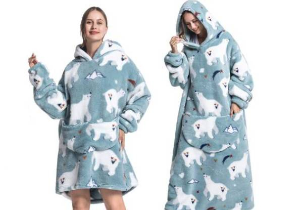 Wearable Hoodie Blanket - Available in Five Style & Two Sizes