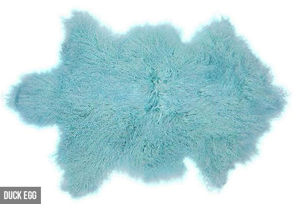 Bambury Mongolian Lambswool Rug - Five Colours Available