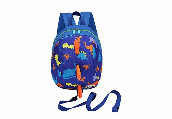 Dinosaur Anti-Lost Toddler Backpack with Leash - Four Colours Available