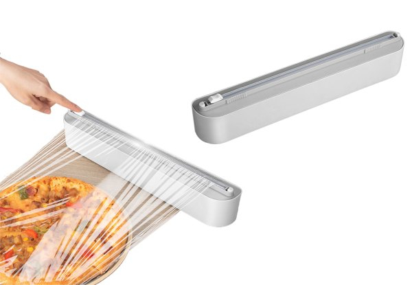 Plastic Food Wrap Dispenser Cutter - Option for Two-Pack