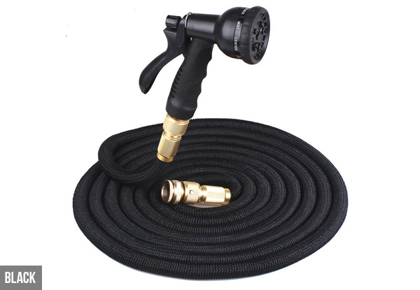 25ft Expandable Garden Hose - Options for 50ft Available & Four Colours with Free Delivery