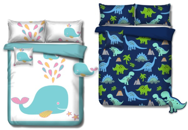 Ramesses Five-Piece Adventure Comforter Set Double - Three Sizes & Eight Designs Available