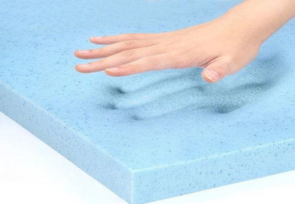 DreamZ Cool Gel Memory Foam Mattress Topper - Three Sizes & Two Thickness Options Available