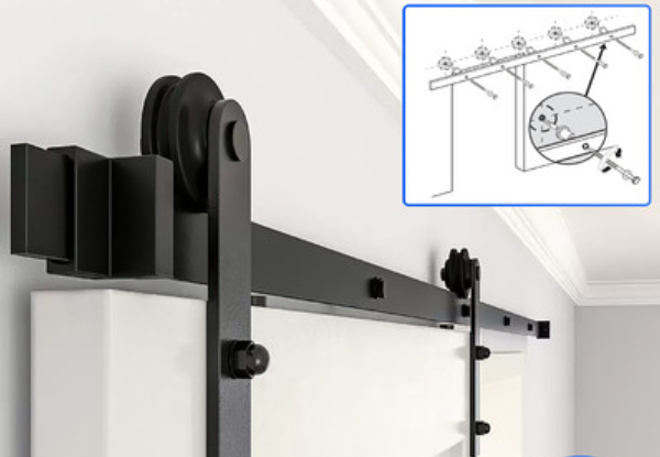 1.83m Single Sliding Barn Door Hardware Kit