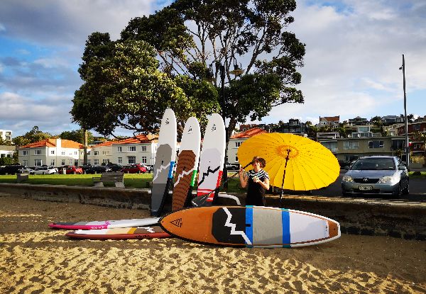 Two-Hour SUP Hire with Intro Lesson & $10 Ben & Jerry's Ice Cream Voucher for One - Option for Two People