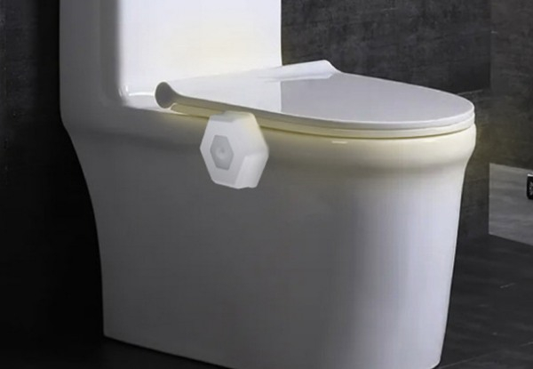 Motion Sensor Toilet Night Light - Option for Two-Pack Available