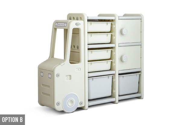 Kids Car Shape Toy Storage Shelf - Three Options Available