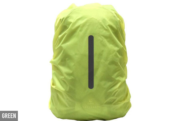 Three-Pack of Reflective Backpack Rain Covers