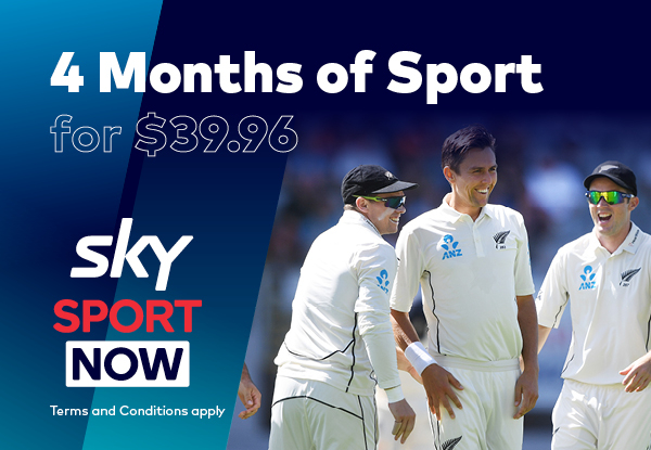 $9.99 Per Month for Four Months (paid upfront $39.96) for the Summer of Cricket & Kick-off of the Super Rugby Season