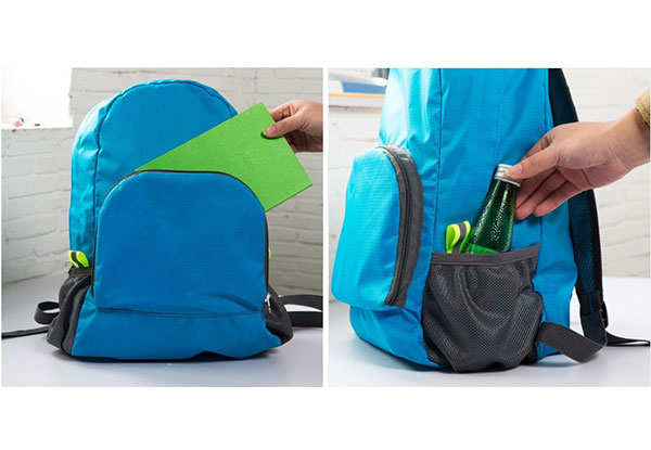 Lightweight & Portable Folding Outdoor Backpack - Five Colours Available & Option for Two-Pack
