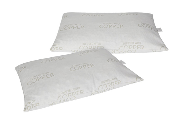 Two-Pack of Copper Infused Shredded Memory Foam Pillows