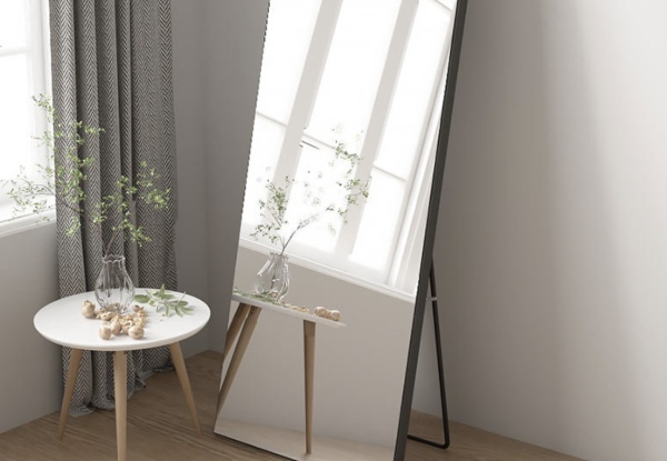 Arched Full-Length Mirror with Stand