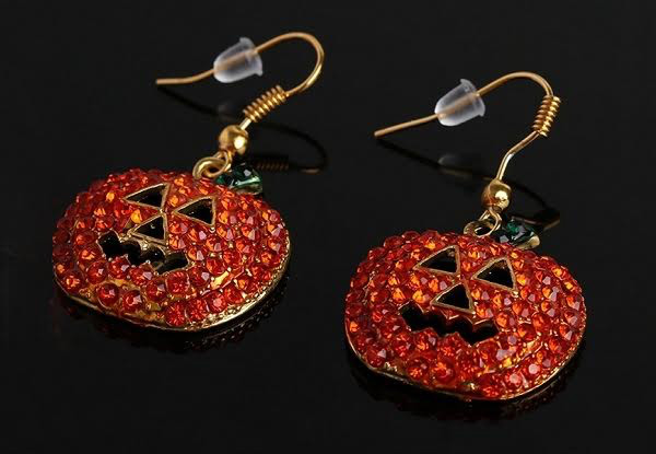 Pumpkin Spice Earrings with Free Delivery