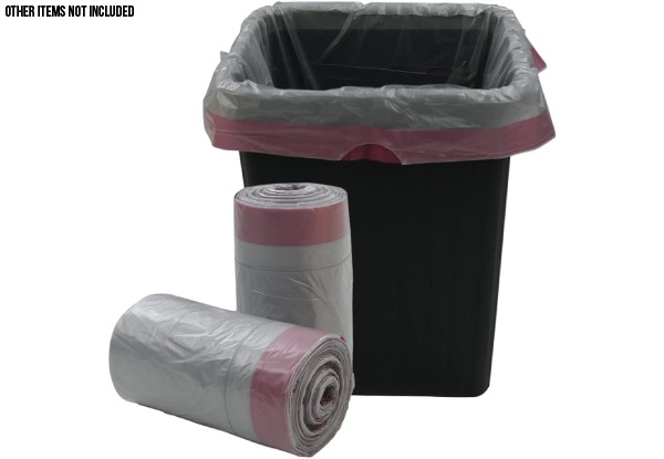 120 Drawstring Trash Bags - Four Colours Available