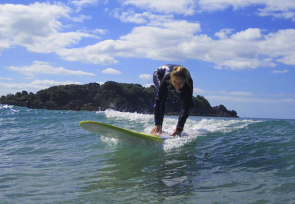 Two-Hour Beginner Surf Lesson incl. Boards, Wetsuits & Return Voucher Off Surf Gear Hire for One Person - Options for up to Eight People