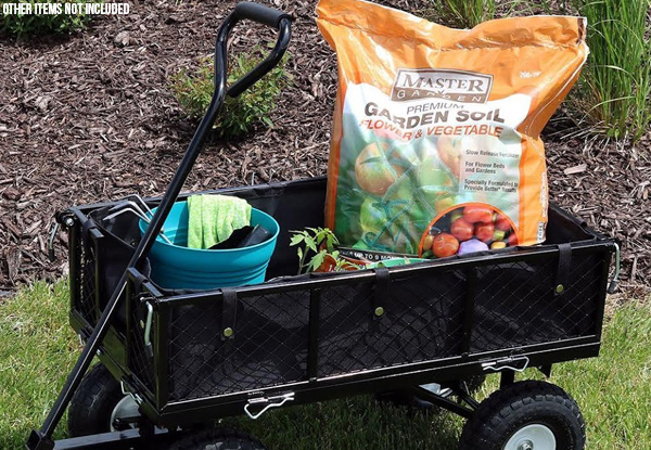 Steel Mesh Garden Trolley