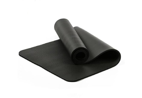 10mm-Thick NBR Non-Slip Yoga Mat - Available in Six Colours