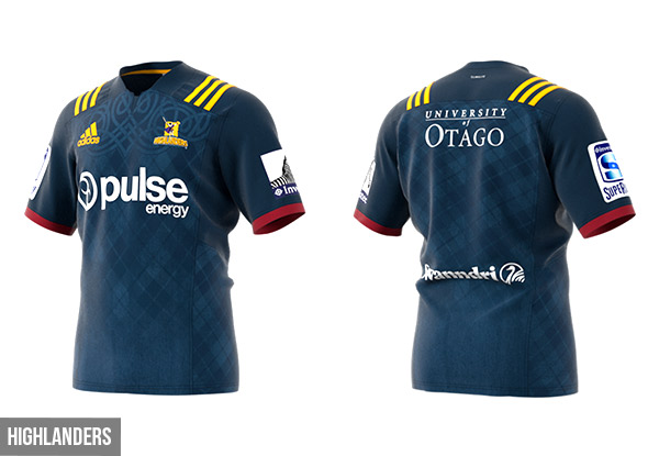 Official Super Rugby Home Jersey Range - Five Styles & Seven Sizes Available