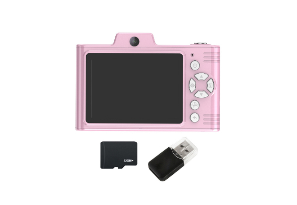 1080P HD Digital Camera with 32G Memory Card - Available in Four Colours
