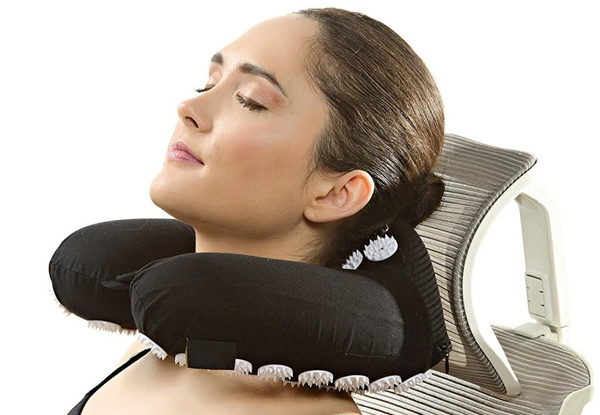 Acupressure Massage U-Shaped Neck Pillow