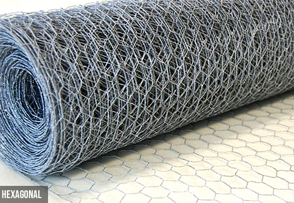 Hexagonal Mesh Fence Roll - Option for Square Fence