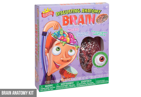 Scientific Explorer Discovery Disgusting Anatomy Kit - Choose from Heart or Brain