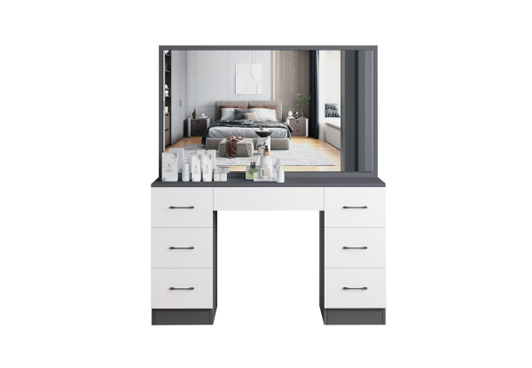 Seven-Drawer Vanity Dressing Table - Two Colours Available