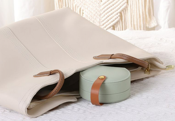 Mini Travel Jewellery Storage Box - Available in Three Colours & Option for Two