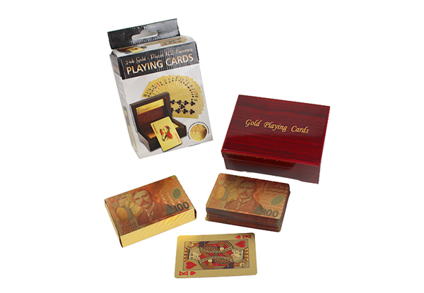 24-Carat Gold Plated Card Set