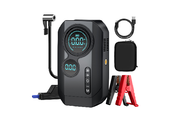 Four-in-One Car Jump Starter Pack