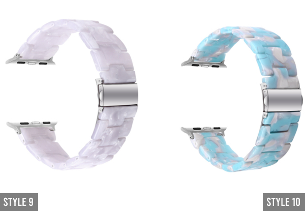 Watch Strap Compatible with Apple Watch - Two Sizes & 13 Styles Available