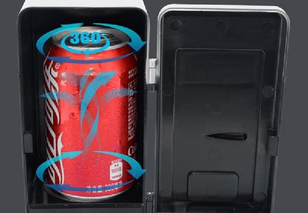 Single Can Mini Refrigerator - Two Colours Available