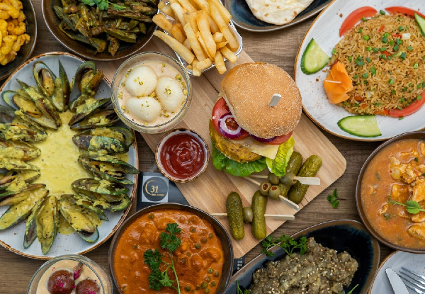$40 Food & Drinks Indian/Indian Fusion Voucher for Two in Grey Lynn - Options for a $60 or $80 Voucher