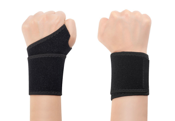 Two-Pack Adjustable Wrist Support Brace