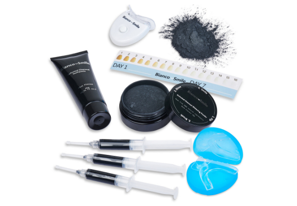 Bianco Smile Teeth Whitening Kit with Charcoal Gel & Ultimate Charcoal Pack with Free Delivery