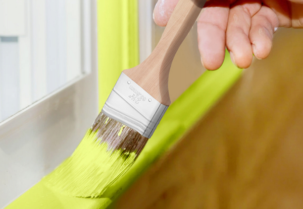 DIY Foam Paint Roller Kit incl. Paint Tray, Rollers, Brushes & Stirrer