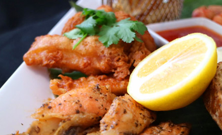 $49 for a Seafood Platter for Two incl. Two Glasses of House Beer or Wine (value up to $79)