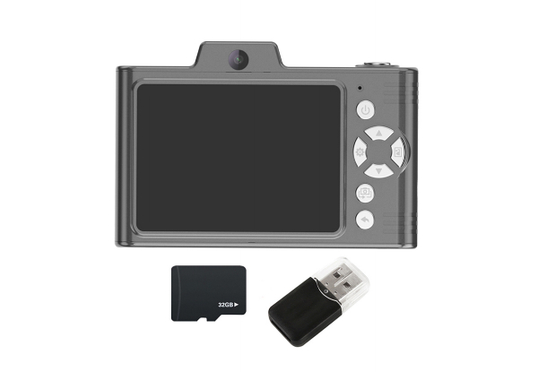 1080P HD Digital Camera with 32G Memory Card - Available in Four Colours