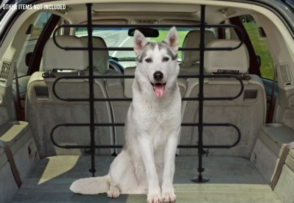 Three-Bar Adjustable Pet Car Barrier